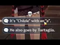 Childe being bullied by Paimon and Xinyan for 1 minute and 28 seconds