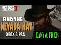 Red Dead Redemption 2 Find the Nevada Hat Secret Cowboy Hat Tutorial