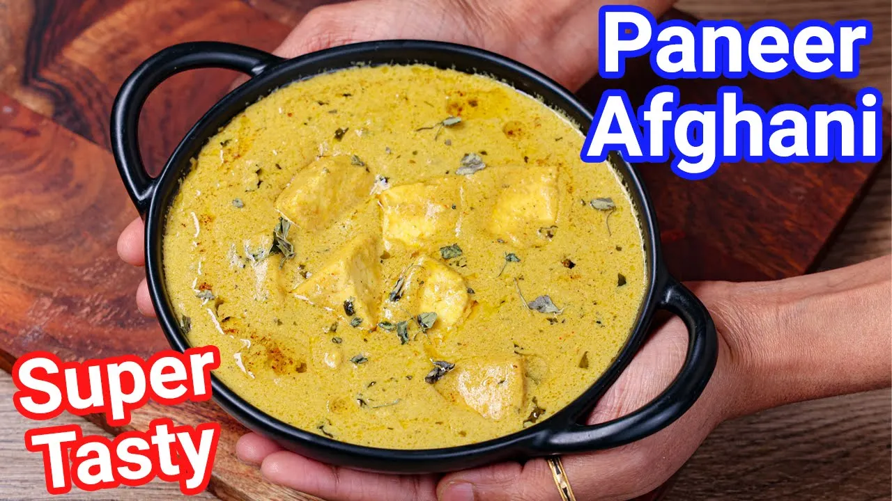 Paneer Afghani Masala Curry Recipe - Perfect Meat Alternative Curry   Afghani Paneer Masala