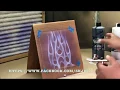 Tribal Flames stencil tutorial