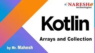 Arrays and Collection in Kotlin Kotlin Tutorial s by Mr Mahesh