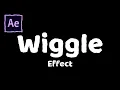 Wiggle Effect After Effects Tutorial Quick Motion Graphics Tutorial Wiggly Animation