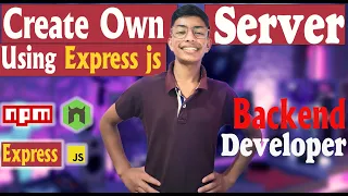 How To Create Server using Express js Coder Manasaya