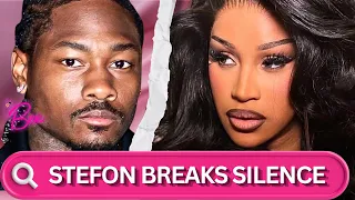 stefon diggs breaks silence after being dumped by cardi b cardi b s tour jumps off