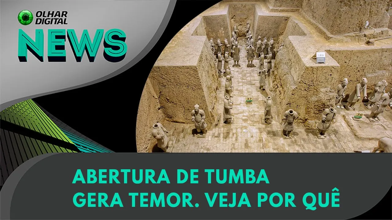 Ao Vivo | Abertura de tumba gera temor. Veja por quê. | 01/08/2023 | #OlharDigital