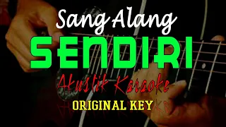 Download Sang Alang  -  Sendiri  (Karaoke Akustik) MP3