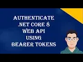 ASP NET Core 8 WEB API Authentication With Identity Bearer Token ASP NET Tutorials