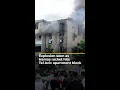 Download Lagu Explosion seen as Hamas rocket hits Tel Aviv apartment block | AJ #shorts