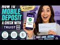 How to mobile deposit a check with Truist