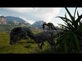Troodon pack vs Dilos The isle