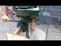 Vintage 1971 Sears ESKA 5hp Outboard restoration Water pump check lower installation tricks