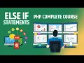 Else if Statement in PHP Episode 16 Complete Crash Course