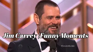 jim carrey golden globe funny moments