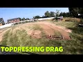 TOP DRESSING drag mat LAWN LEVELING