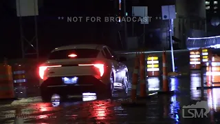 11-20-2025 Fort Worth TX - Flooding and Lightning drone
