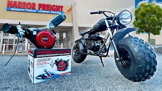 Blown Up Mini Bike Gets A New Motor Predator Ghost 212cc