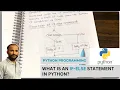 If Else Statements in Python - Conditional Statements Python Programming Class 11