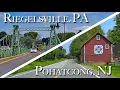 A Scenic Drive In Riegelsville PA Pohatcong NJ