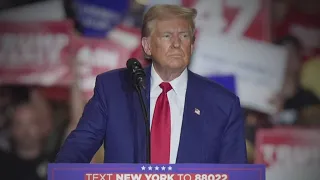 Trump appears at his first rally since a second apparent assassination attempt while Harris speaks w