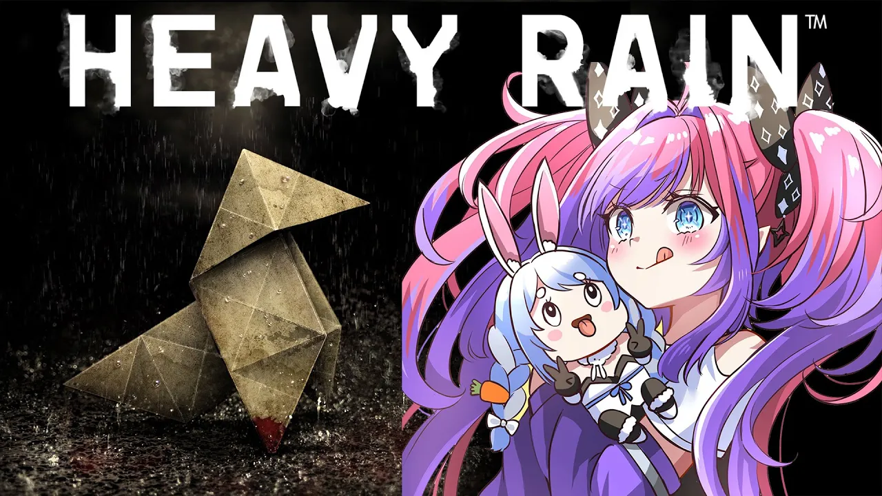 【 HEAVY RAIN 】ペこら先輩にプレゼントしてもらった神ゲームやる！！【#綺々羅々ヴィヴィ #hololiveDEV IS #FLOWGLOW】