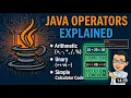 Java Operators Explained Marathi Madhe Arithmetic Unary vs - Simple Calculator Code