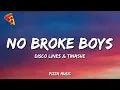 Download Lagu No Broke Boys - Disco Lines \u0026 Tinashe (Lyrics)