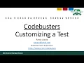 Codebusters - Customizing the Score Sheet