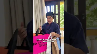  Ela levou um susto 