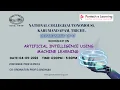 Free webinar on AI ML NATIONAL COLLEGE