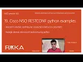 19 cisco nso restconf with python