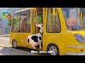 Wheels On The Bus with Animals - Kids Songs & Nursery Rhymes - LooLoo Kids
