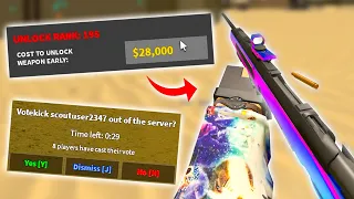 Best Sniper Buys Steyr Scout at Rank 0 Gets Votekicked 7 Times