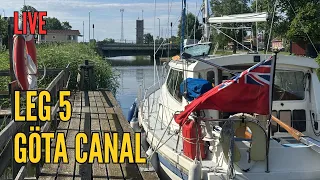 Live Stream Göta Canal – Leg 5 | Töreboda to Jonsboda, Sweden