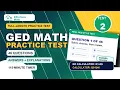 Full-Length GED Math Practice Test 2 46 Questions with Answers Explanations