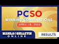 PCSO Lotto Draw Results April 18 2024 Super Lotto Lotto Mega Lotto 6D 3D and