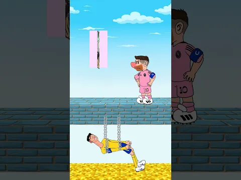 Ronaldo Is Trapped by Messi! Can He Escape? 😱⚡