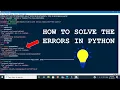 ERROR 404 Error Solving Techniques in Python - AK