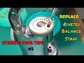 Download Lagu How to use a WATCHMAKERS STAKING TOOL Set to REPLACE a RIVETED balance staff!