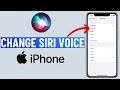 How to Change Siri Voice and Accent on iPhone 2025