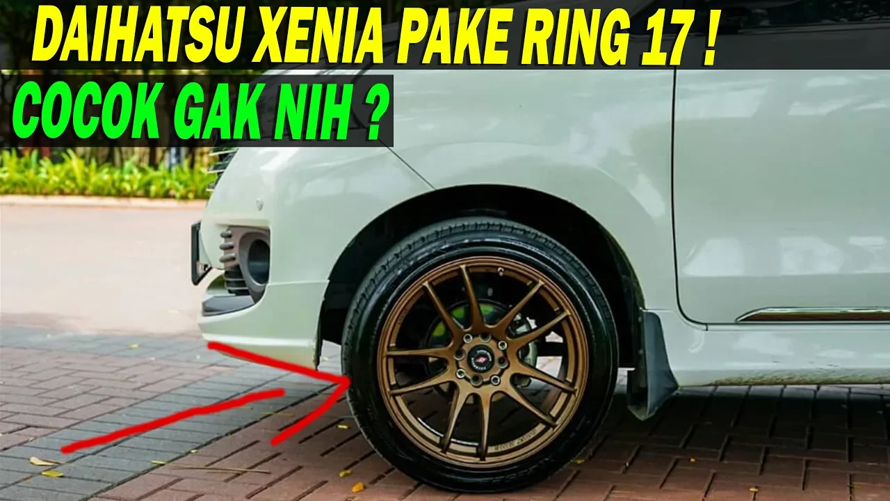 Modif All new Avanza Ganti Velg Racing HSR WHEEL Huster Ring 17