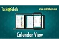 TaskLabels Tutorial Screencast Calendar View