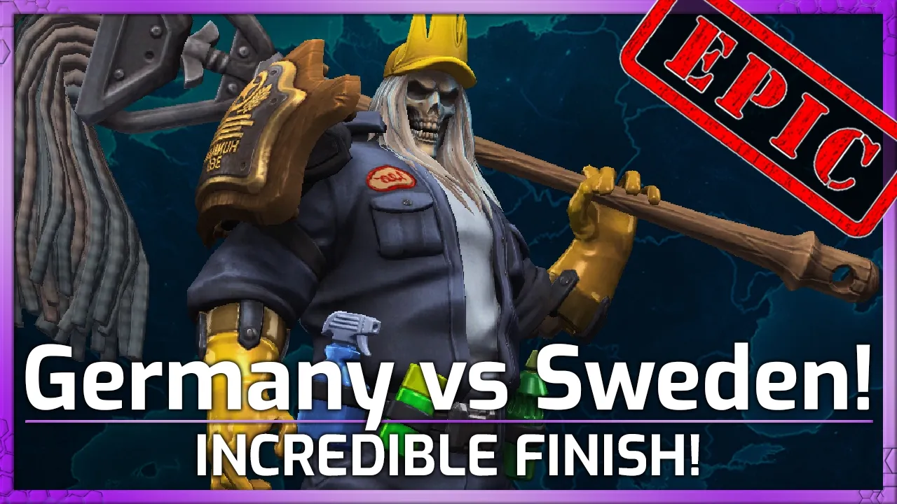 EPIC! Germany vs Sweden! Battle of the Top 8 Begins! - Nations Cup - Heroes of the Storm