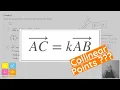 Using Parallel Vectors to Show that 3 Points Lie on the Same Line - Collinear Points