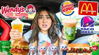 Eating NEW Fast Food Menu Items For 24 HOURS!