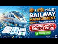 Railway Management System in PHP and MySQL with Source Code Download