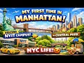My First Time in Manhattan Visiting NYIT Campus Central Park NYC Life