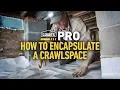 How To Partially Encapsulate a Crawlspace Lowe s Pro How-To
