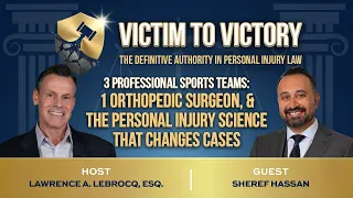 3 Professional Sports Teams 1 Orthopedic Surgeon the Personal Injury Science That Changes Cases