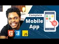 Complete Mobile App Tutorial With Only HTML CSS and JavaScript PWA Tutorial