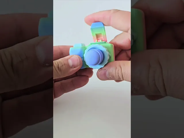 Camera Fidget Toy 3 in 1 / No Supports / 3MF Included video thumbnail